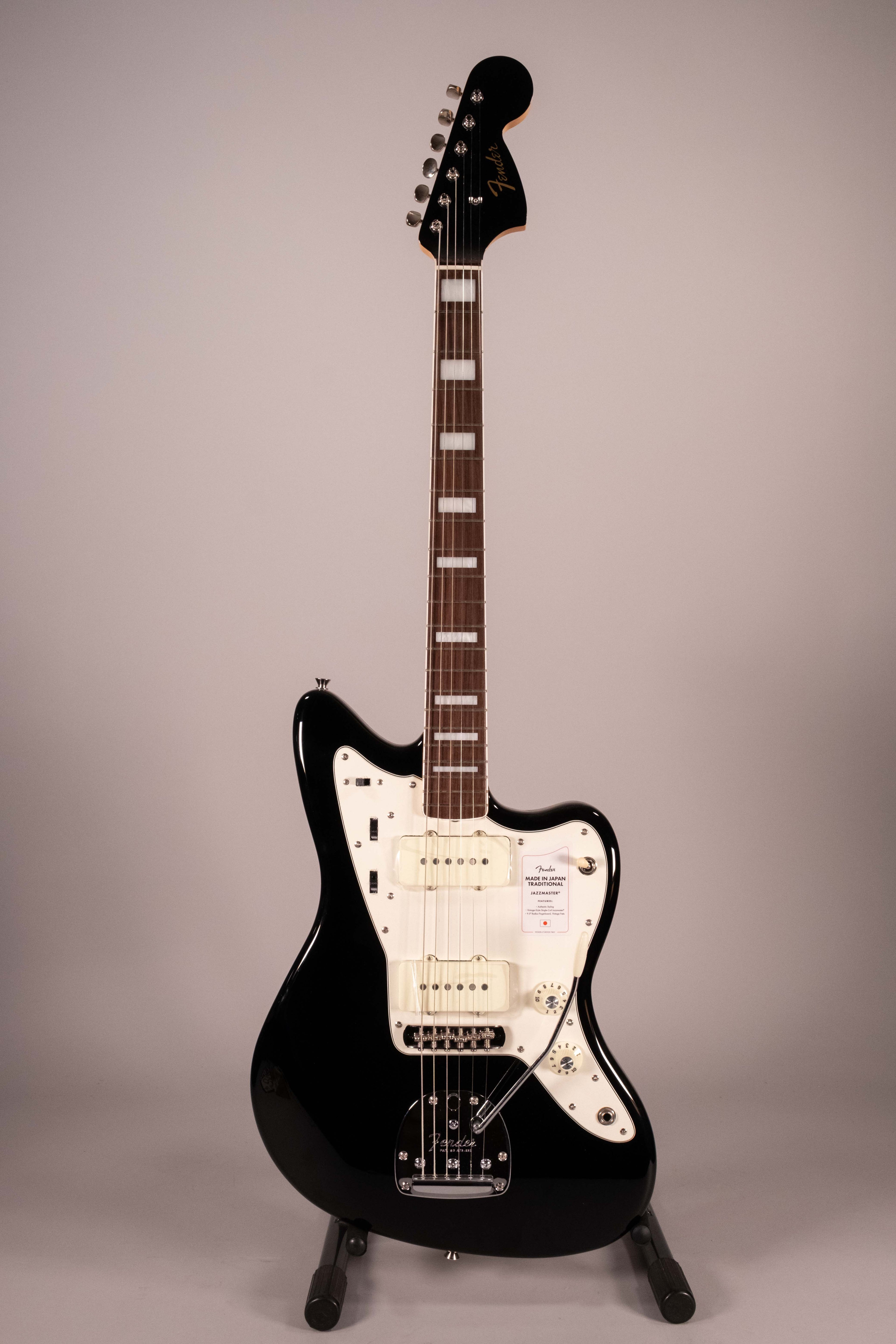 Fender Made in Japan Traditional Late 60s Jazzmaster Rosewood Fingerboard Black