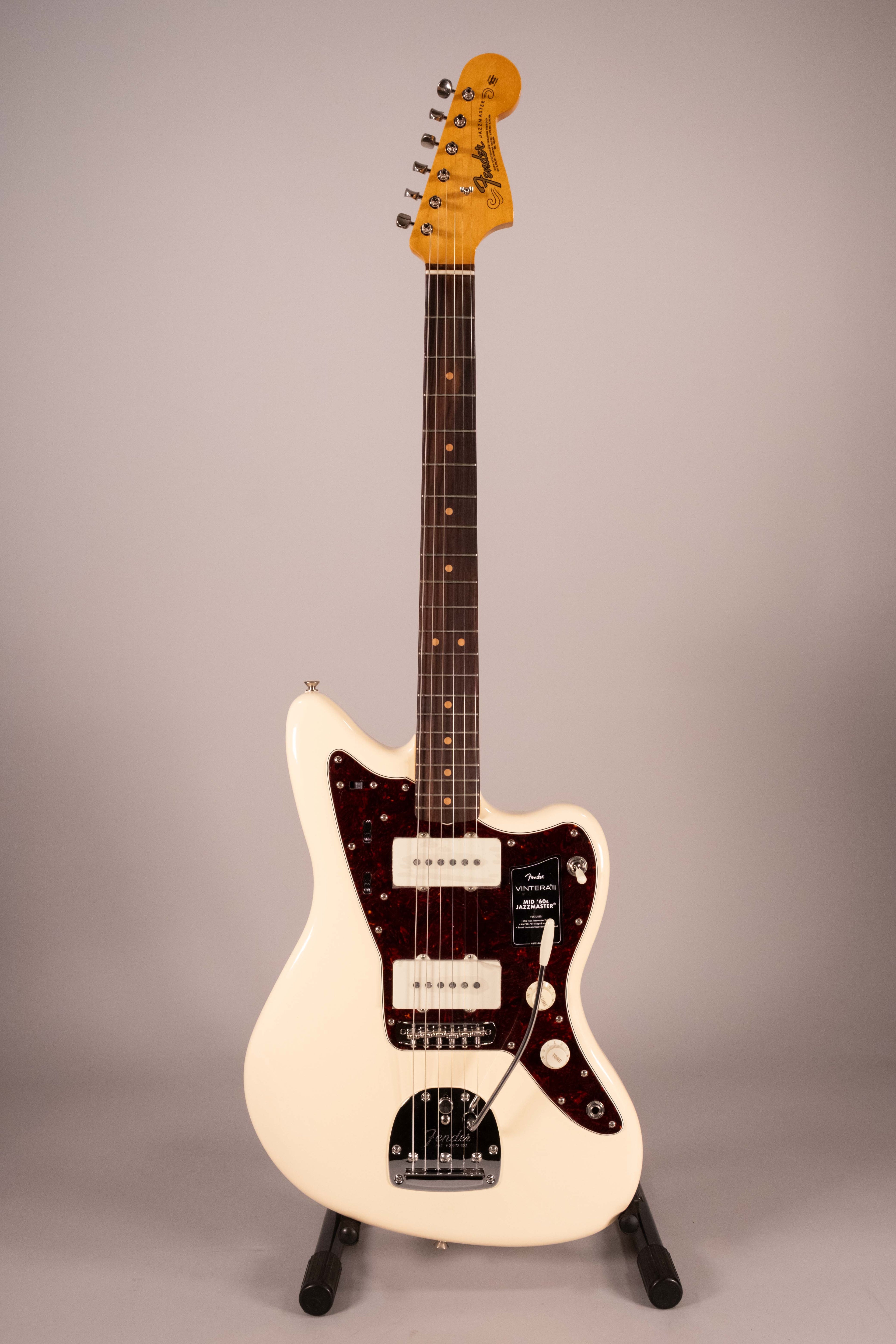 Fender Vintera III Mid 60s Jaguar RW Olympic White