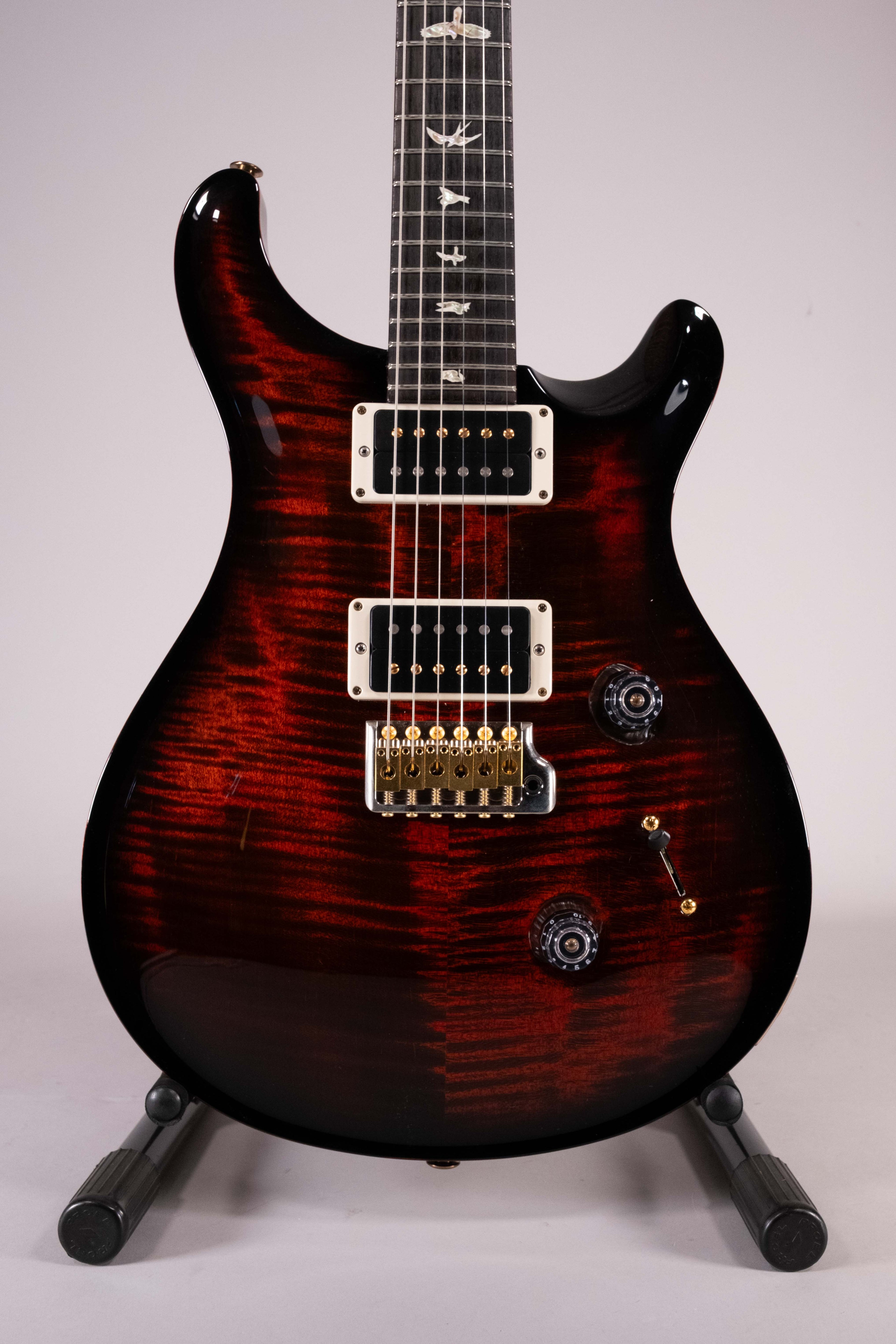 Prs Custom 24 Pattern Thin 10-Top Fire Smokeburst