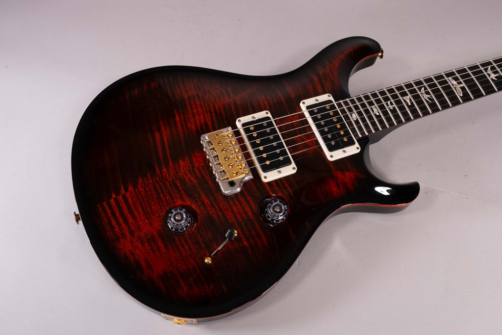 Prs Custom 24 Pattern Thin 10-Top Fire Smokeburst