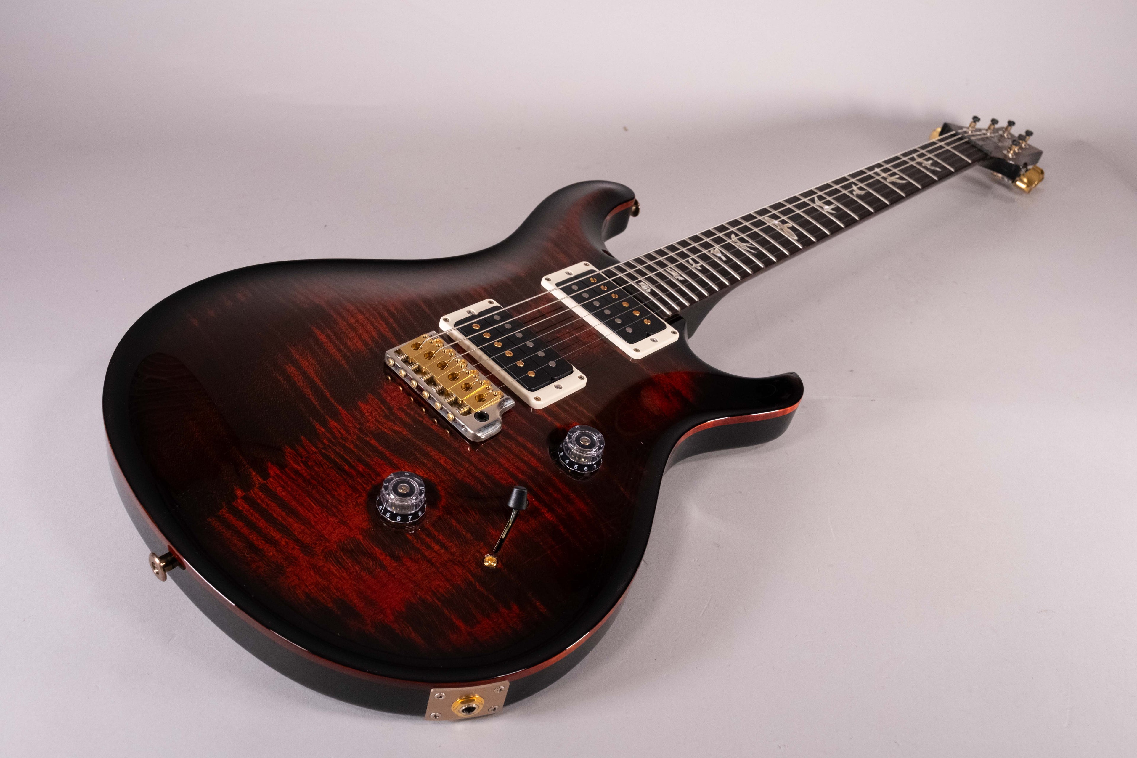 Prs Custom 24 Pattern Thin 10-Top Fire Smokeburst