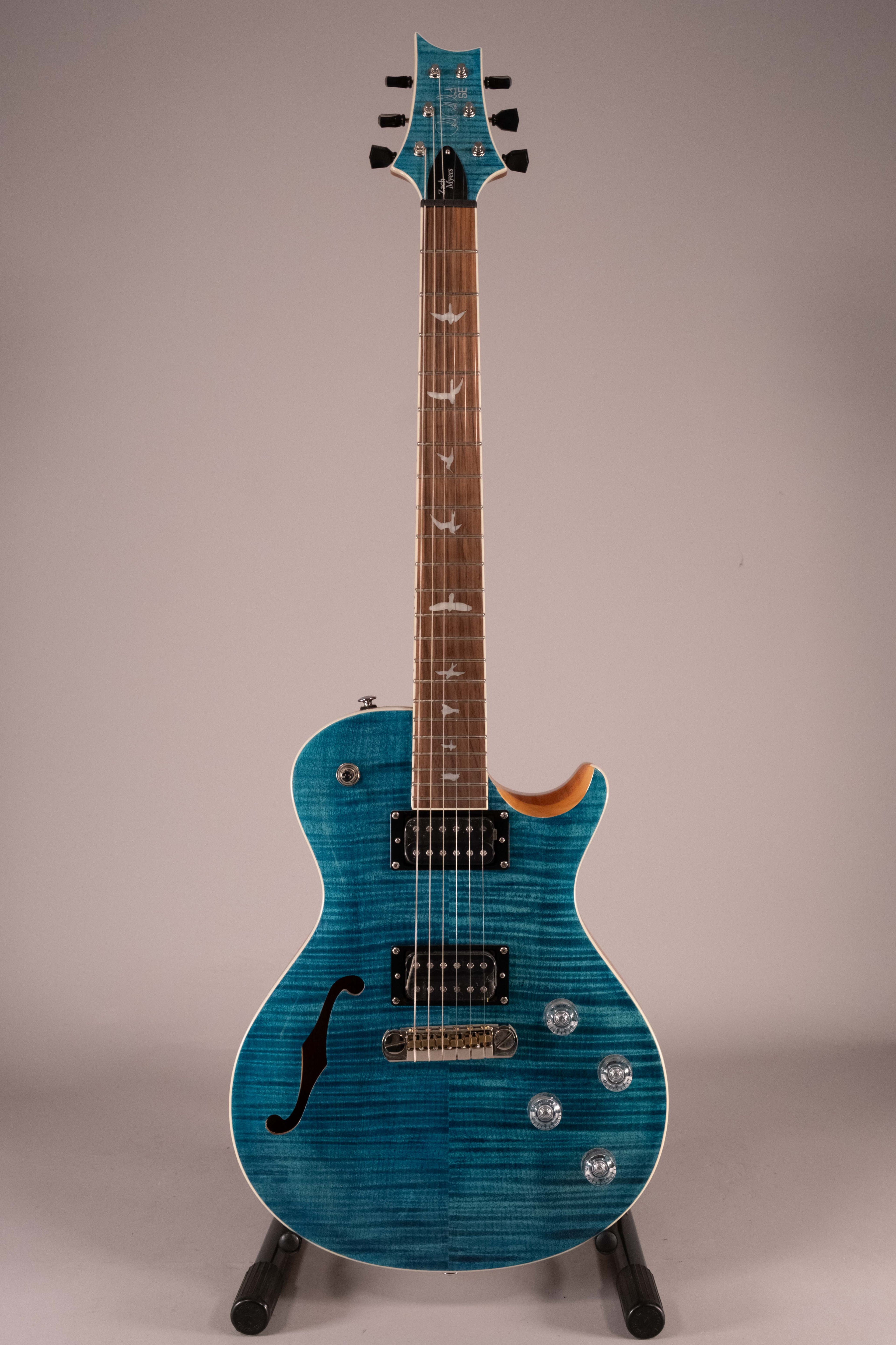 Prs SE Zach Myers Violin Top Myers Blue 2023