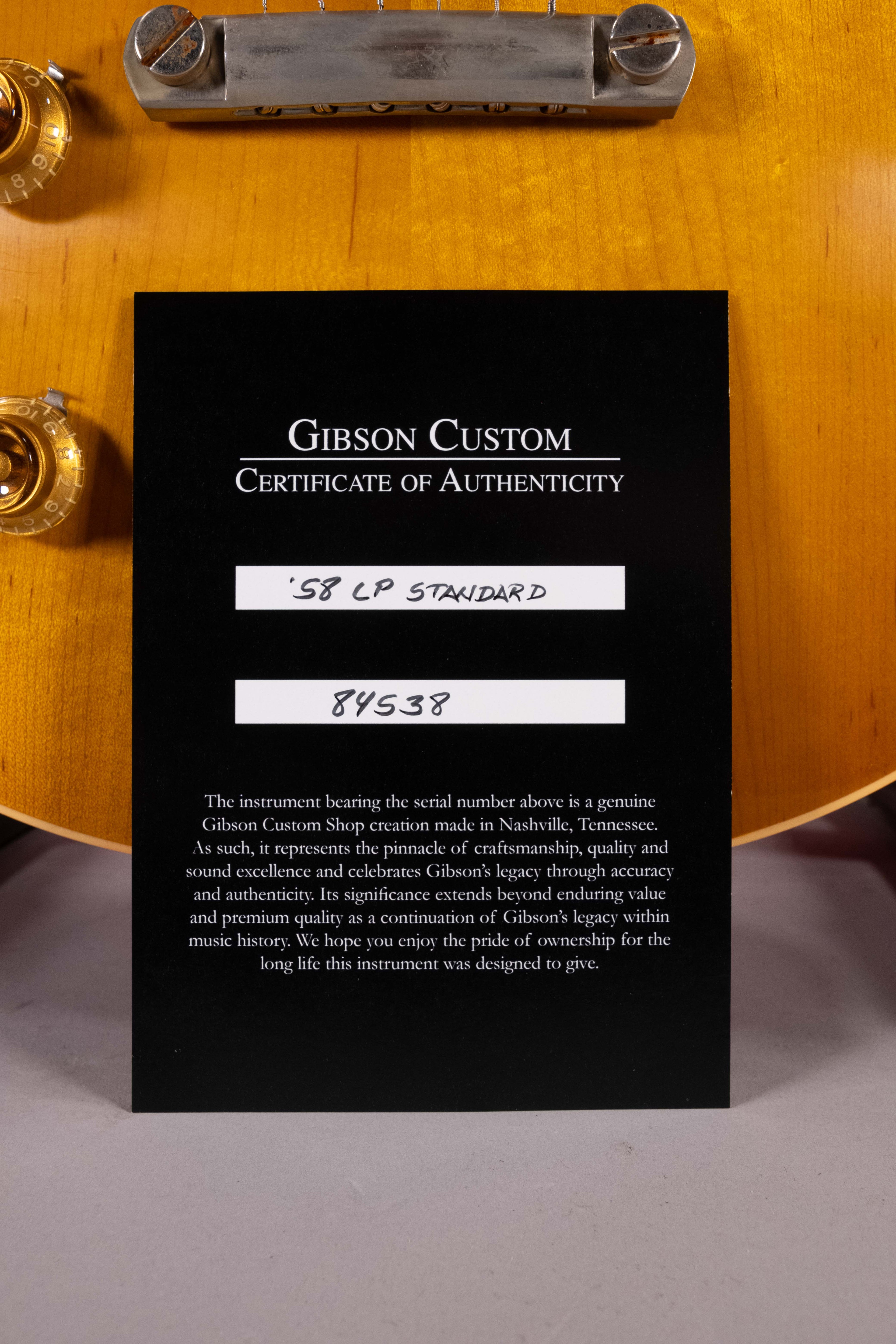 GIBSON R8 LEFT HAND CUSTOM SHOP USATA
