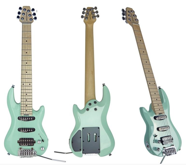 Dv Mark Little Guitar F1 Carribean Green