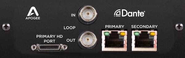 Apogee Dante Option Card