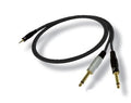 Bespeco Cavo Mt1,5 Interlink 1 Jack Stereo 3,5 Mm 2 Per Jack 6,3 Mm
