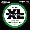 D'Addario Ecb80 Per Basso 40-95 Long
