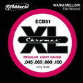 D'Addario Ecb81 Chromes Muta X 045-100
