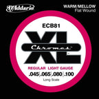 D'Addario Ecb81 Chromes Muta X 045-100