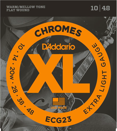 D'Addario Ecg23 Ext Ligh Muta X 010-048