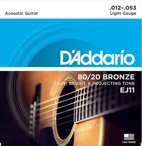 D'Addario Ej11 Light Muta 012-053