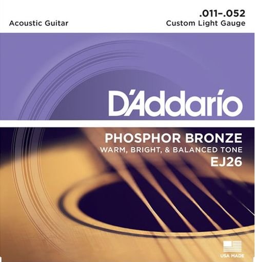 D'Addario EJ26 Custom Light String Set 011-52