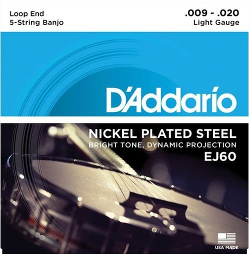 D'Addario EJ60 Banjo Set