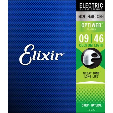 Elixir Optiweb Nickel Plated Steel Muta 9-46 Per Elettrica 19027