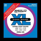 D'Addario Esxl120 Super Light 009-042