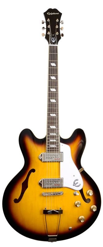 Epiphone Casino Vintage Sunburst Chrome