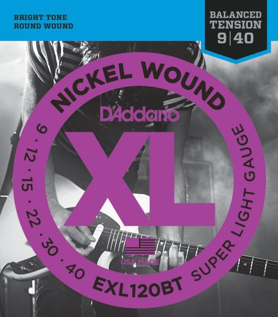 D'Addario Exl 120-Bt Muta X 009-040 Balanced Xl Super Lite
