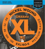 D'Addario EXL160-5 Long Scale 50-135