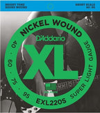 D'Addario Exl220S Short Scale 040-95