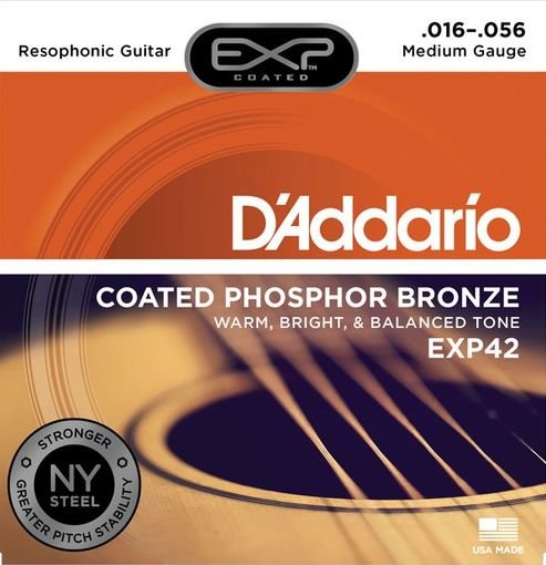 D'Addario Exp42 Muta Per Chitarra Resofonica 16-.56