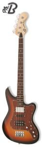 Mr.B Father Bass Basso Elettrico 4 Corde Sunburst