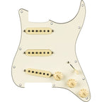Fender Pre-Wired Strat Pickguard, Pure Vintage '65 w/RWRP Middle, Parchment 11 Hole PG 0992237509