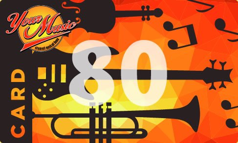 Gift Card Voucher Euro 80