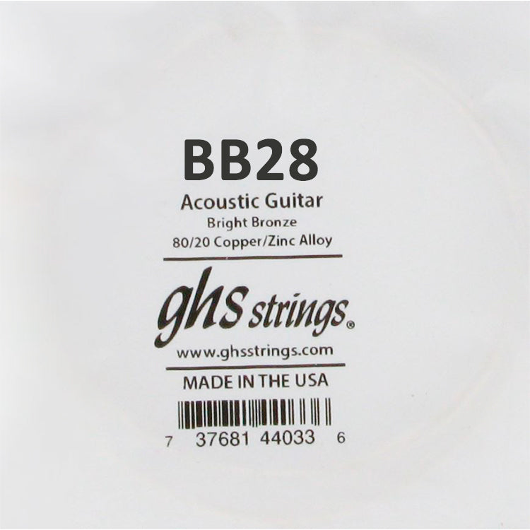 Ghs Singola acustica Bright Bronze 028