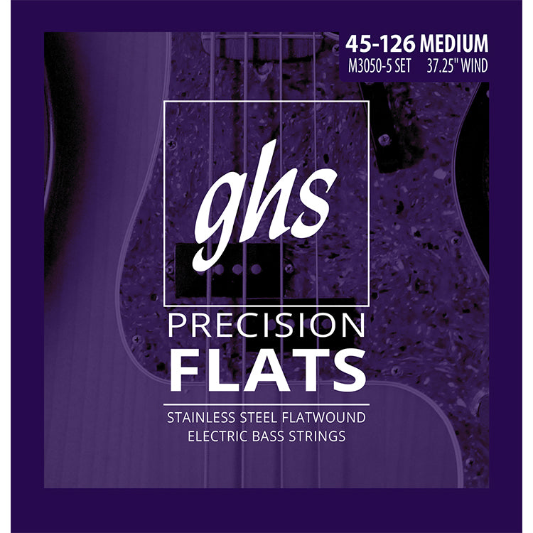 Ghs Precision Flatwound Basso 5 St 045-126