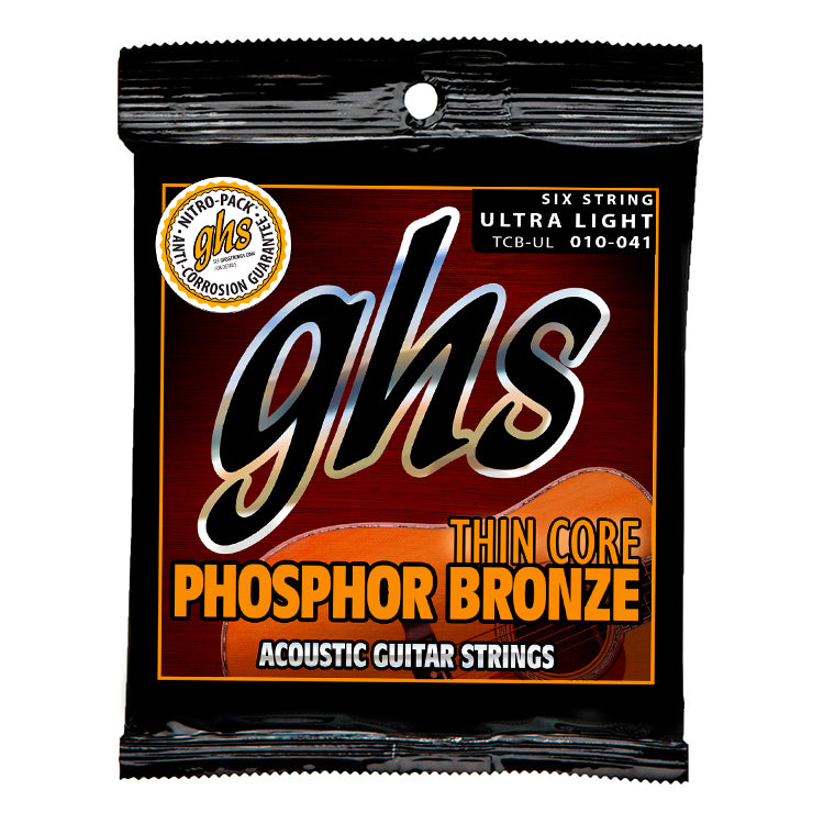 Ghs Thin Core Phosphor Bronze Acustica 6 St 010-041