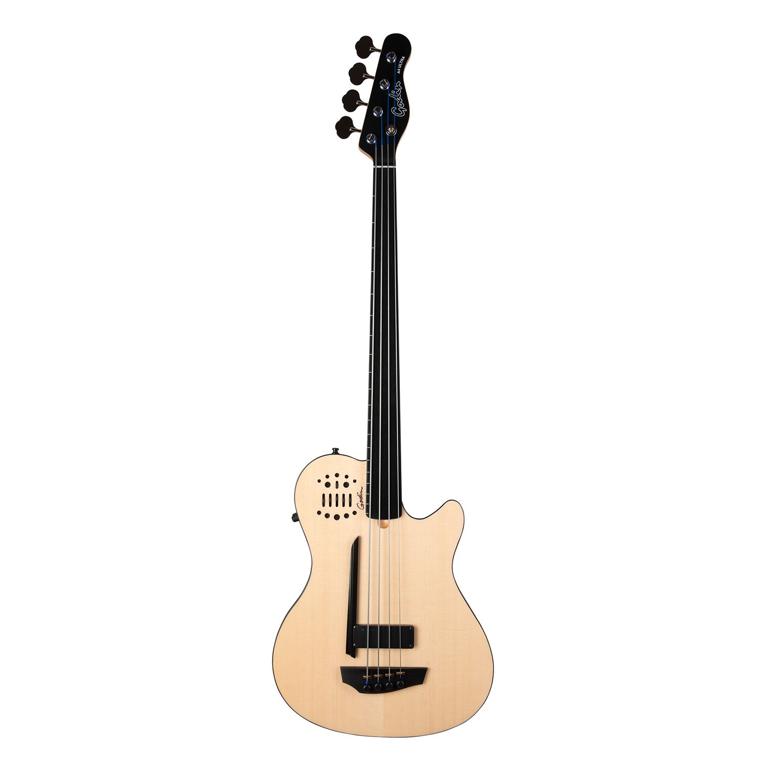 Godin Multiac A4 ULTRA Semi-Acoustic Basses A/E Fretless Natural