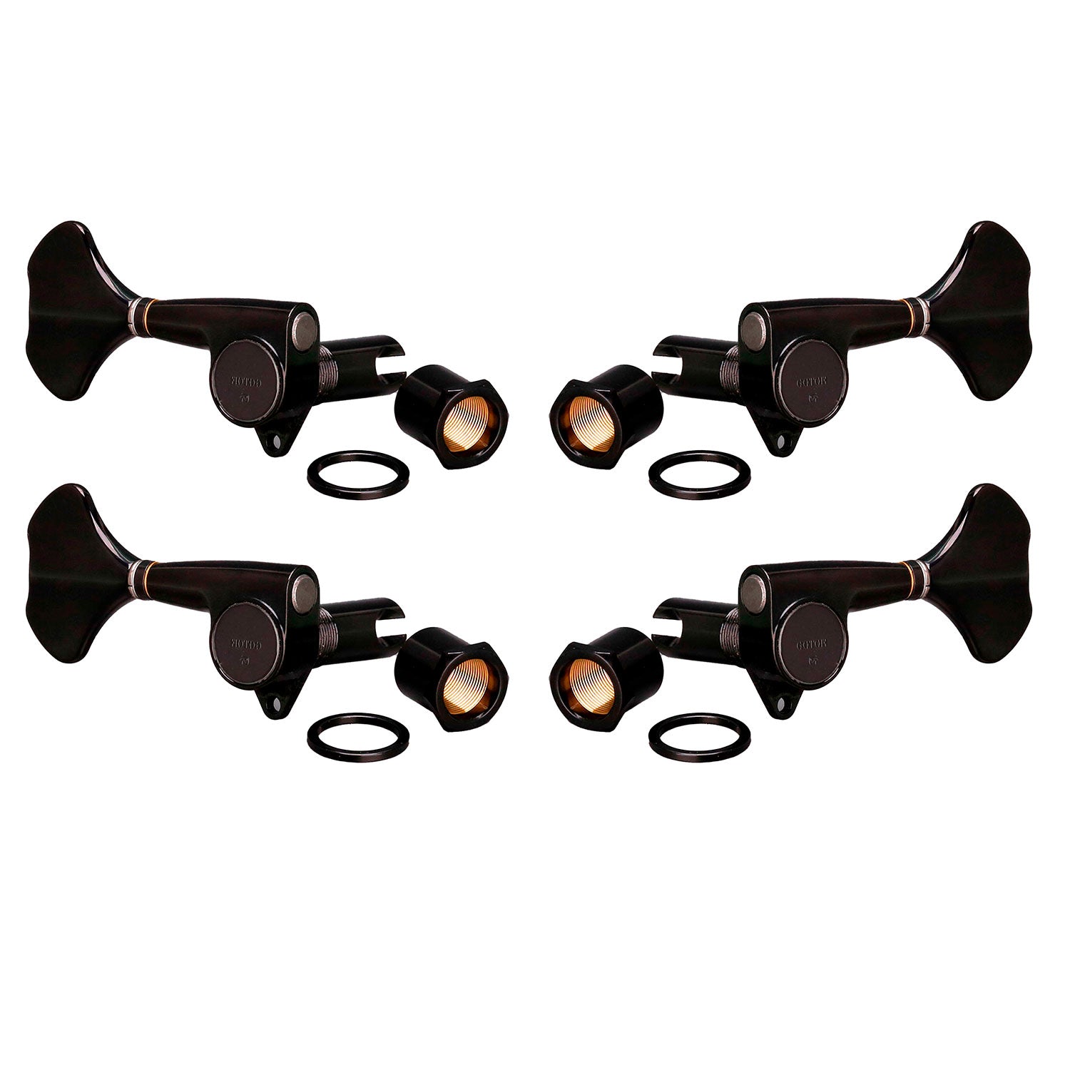 Gotoh Meccaniche Basso 2L+2R Black