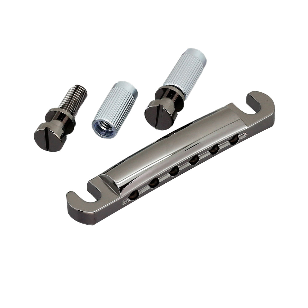 Gotoh Stop Tailpiece 6 Corde Black Chrome