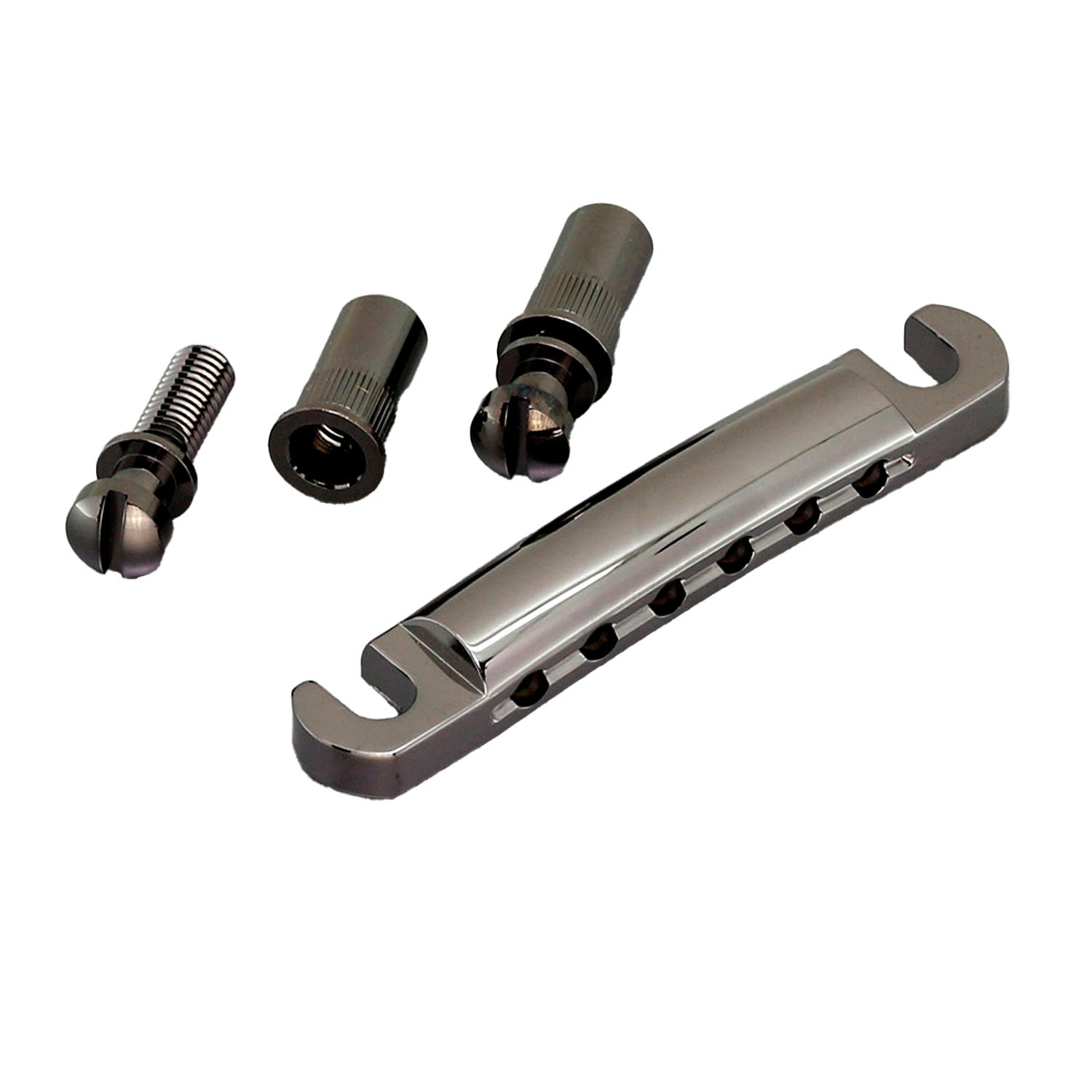 Gotoh Stop Tailpiece 6 Corde Black Chrome