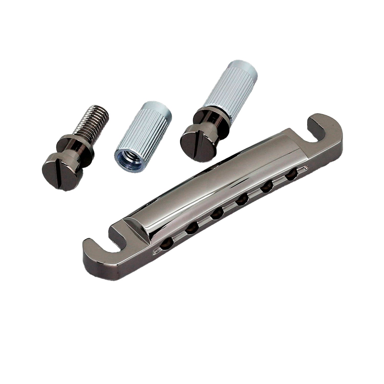 Gotoh Stop Tailpiece 6 Corde Black Chrome