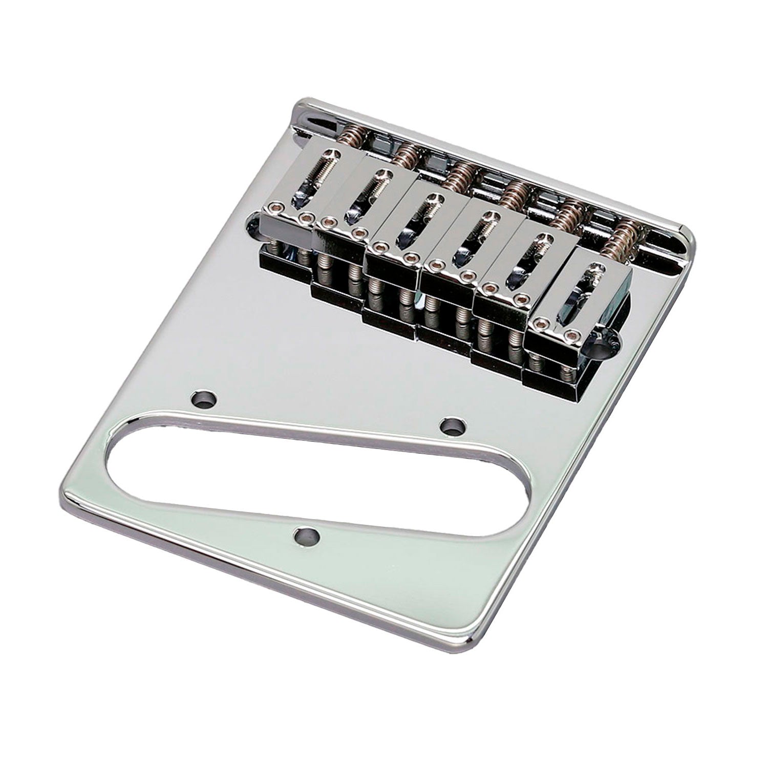 Gotoh Fixed Bridge Tele Style 6-String Lefty Chrome