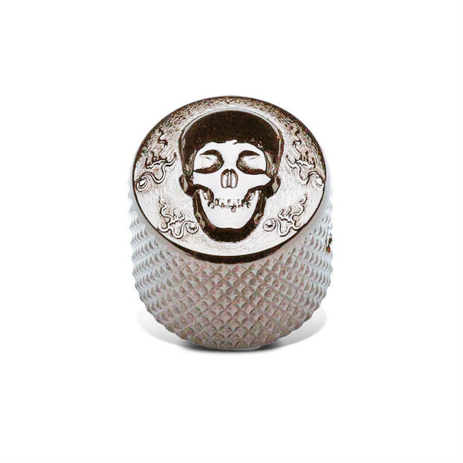 Gotoh Potentiometer Knob 19mm Skull Chrome