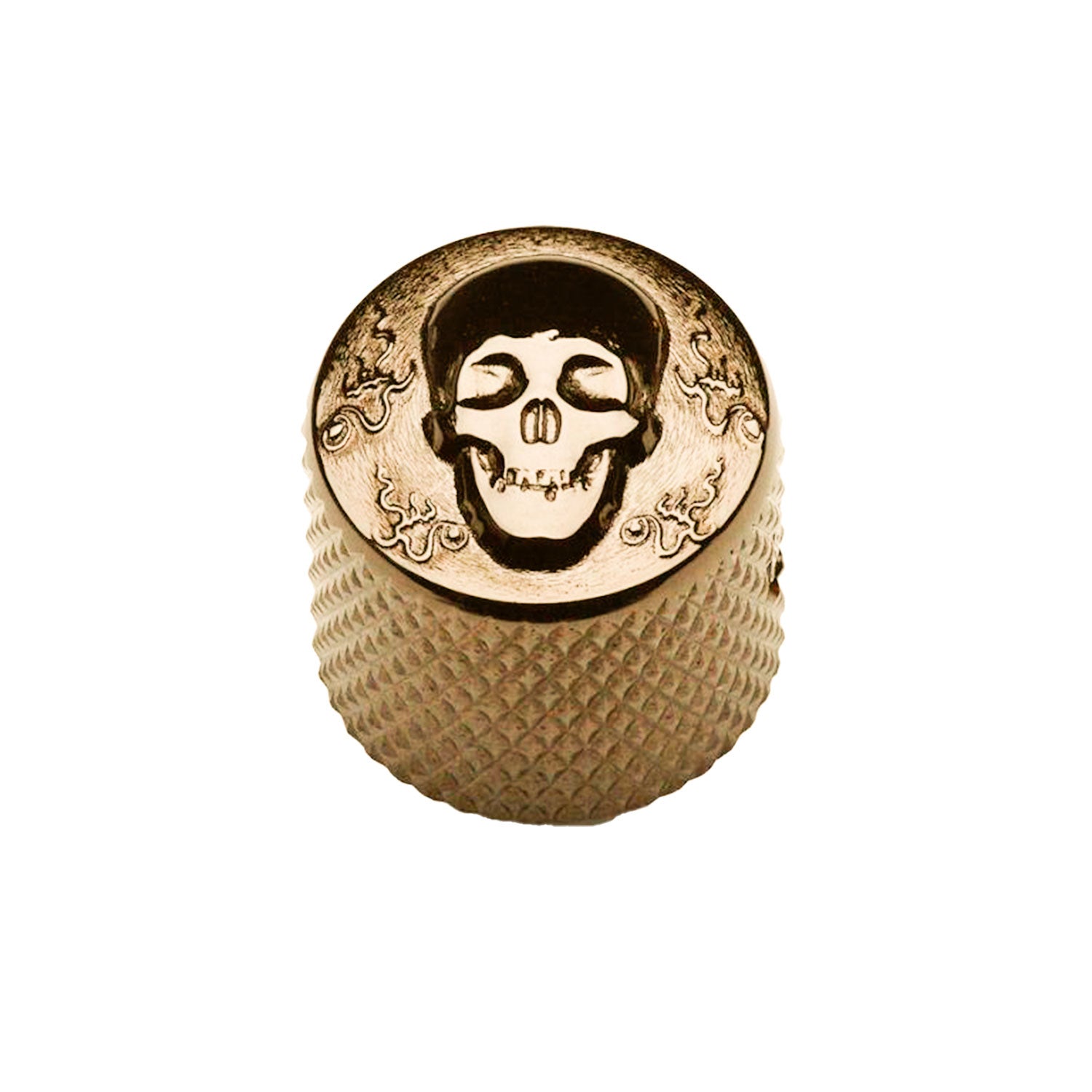 Gotoh Potentiometer Knob 19mm Skull Gold