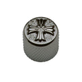 Gotoh Potentiometer Knob 19mm Cross Black Chrome