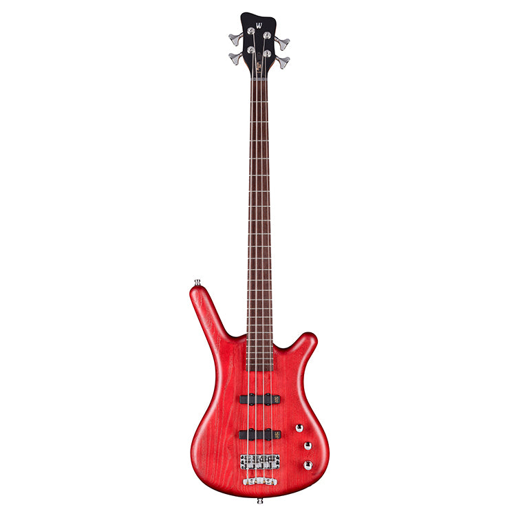 Warwick Teambuilt Corvette Std Ash 4 Burgundy Red Transparent Satin