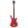 Warwick Teambuilt Corvette Std Ash 5 Burgundy Red Transparent Satin