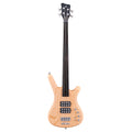 Warwick Teambuilt Corvette $$ 4 Fretless Natural Transparent Satin