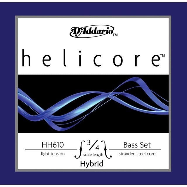 D'Addario Helicore Hybrid Hh610 Light Muta Per Contrabbasso 3/4