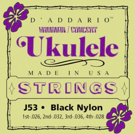 D'Addario J53 Hawaiian Ukulele Set