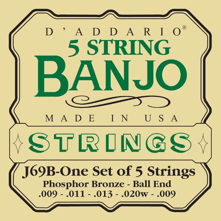 D'Addario J69B Muta Banjo