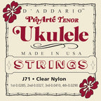 D'Addario J71 Muta Ukulele Tenore Pro Arte