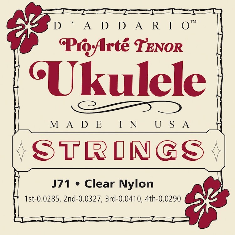 D'Addario J71 Muta Ukulele Tenore Pro Arte