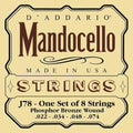 D'Addario J78 Mandocello Phosphor Bronze String Set