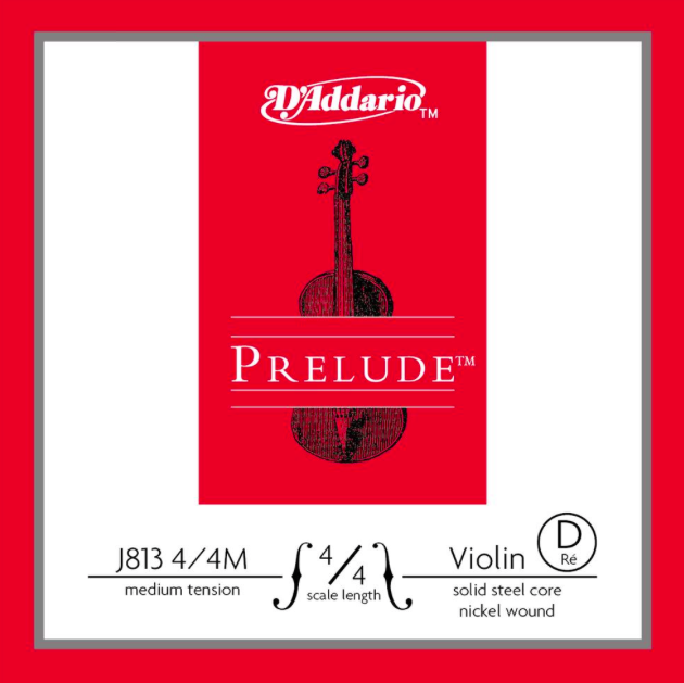 D'Addario Prelude Corda Violino D 4/4 M