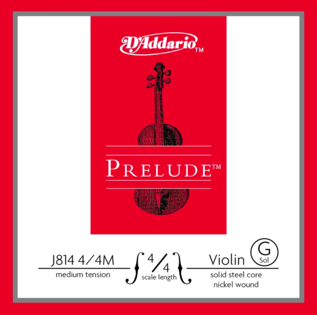 D'Addario Prelude Corda Violino G 4/4 M